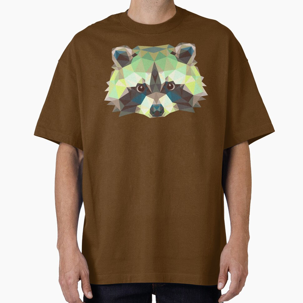 Raccoon Head Triangle by Fairyjam