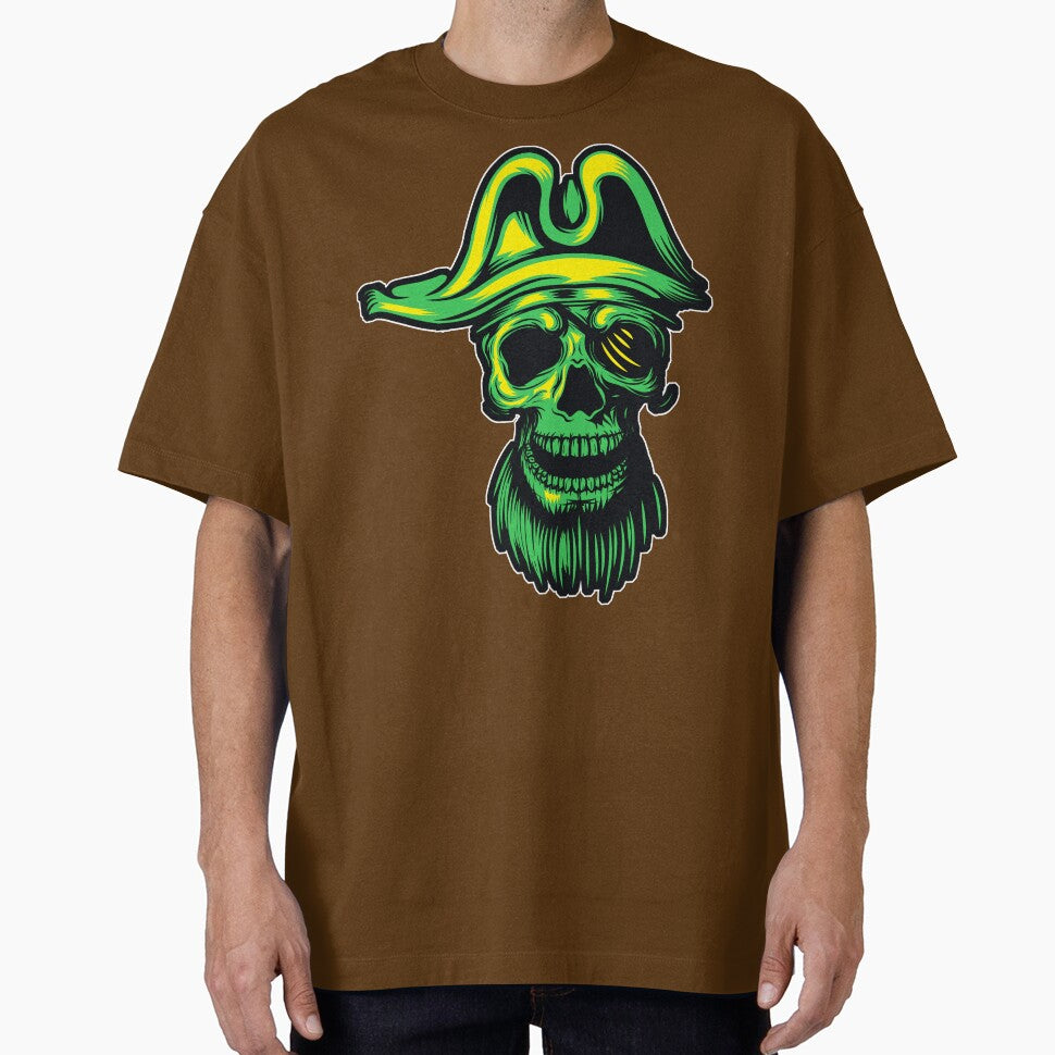 Green Pirate Skull by Fairyjam