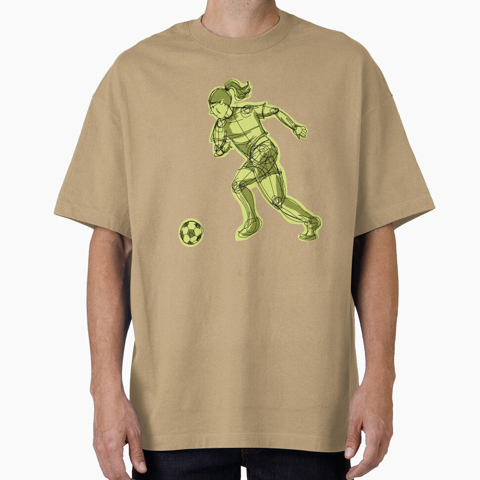 Charging Soccer with yellow background by missmann