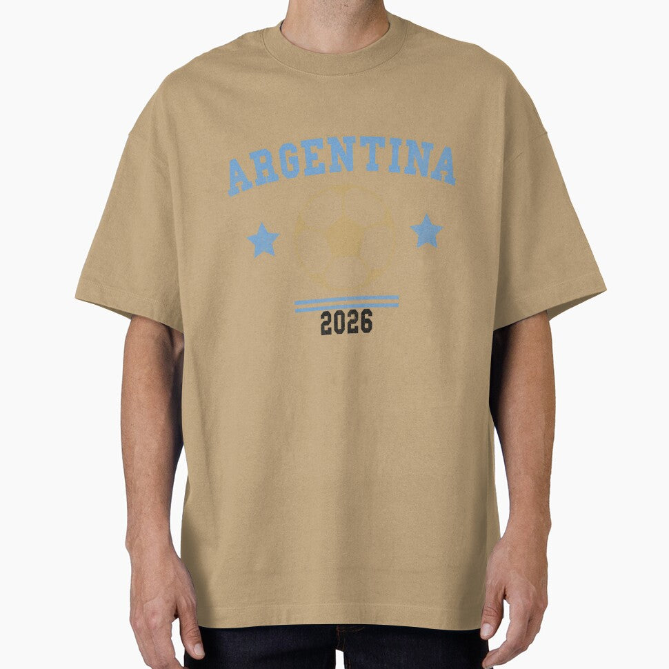 Argentina 2026 — Vintage Soccer Tee by C & T ArtLab
