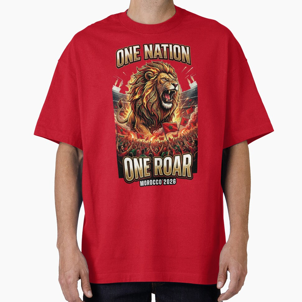 Morocco Football Fan - One Roar One Nation by Zenith-Co