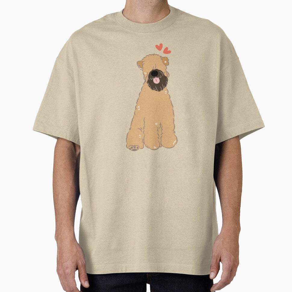 Love Gold Soft Coated Wheaten Terrier by Lulupainting