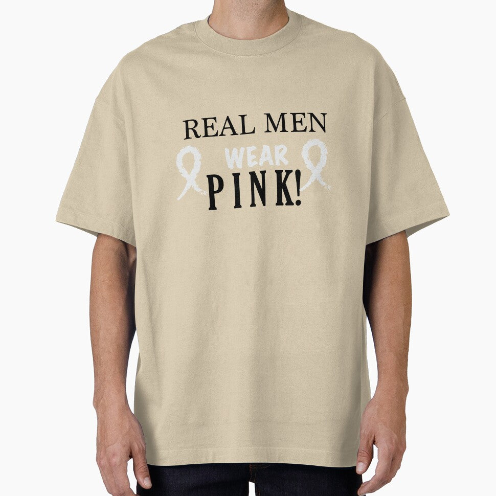 Real Men Wear Pink Breast Cancer Awareness Tee by AllStarMerch