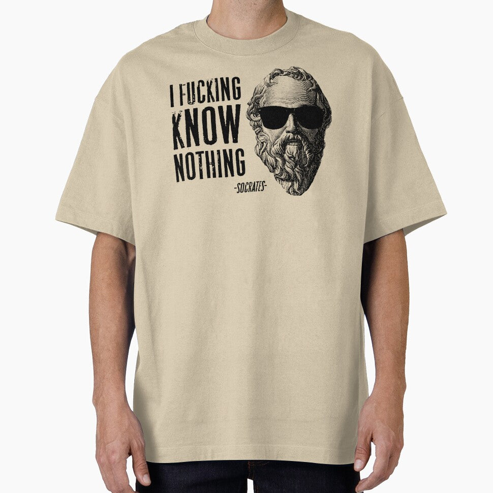 Cool Socrates Quote I Know Nothing by MagicEyesOnly