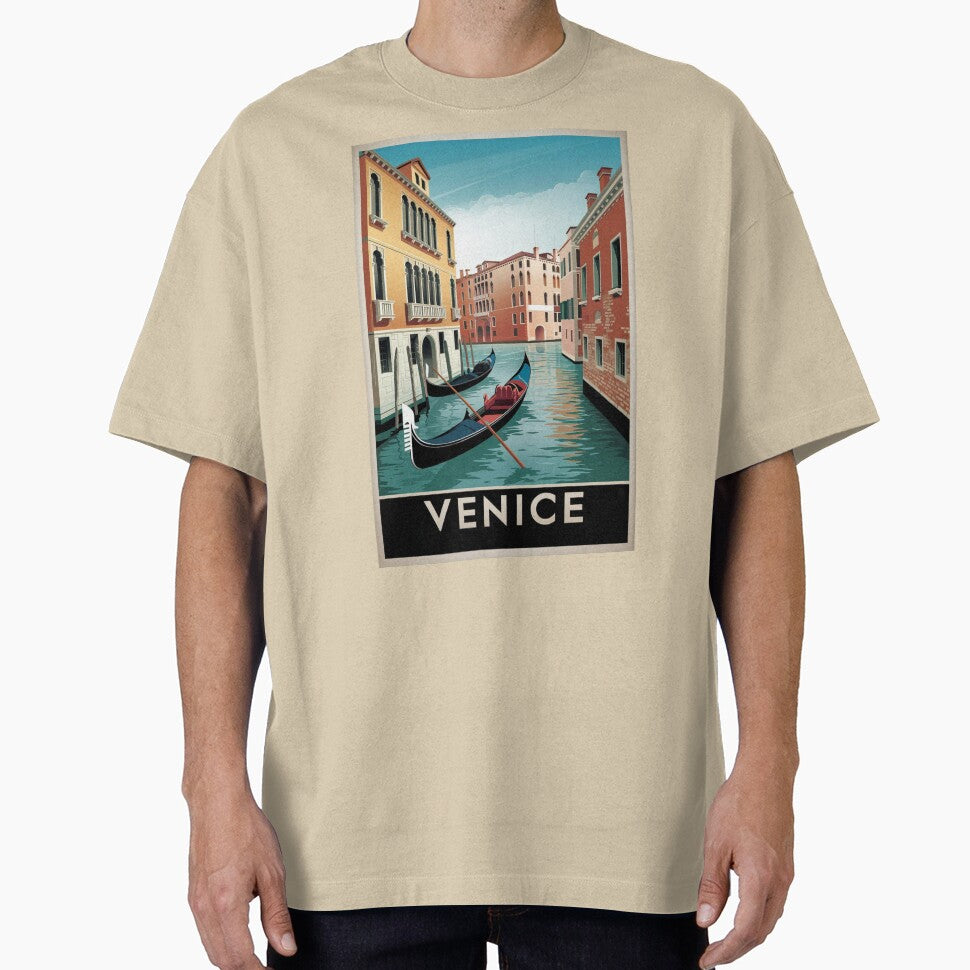 Venice Vintage Travel Poster by TravelerRat