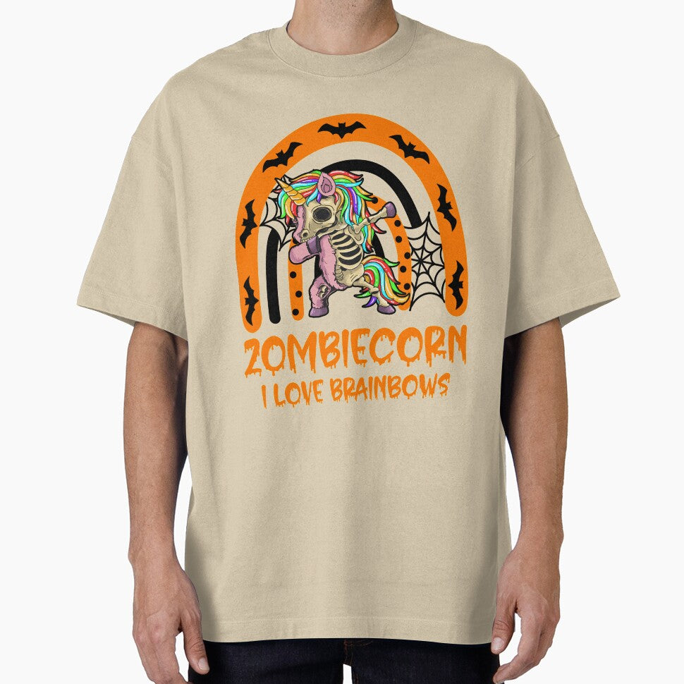 Zombie Unicorn I Love Brainbows Punk Gothic Goth Halloween R SK by andregiftshopzz