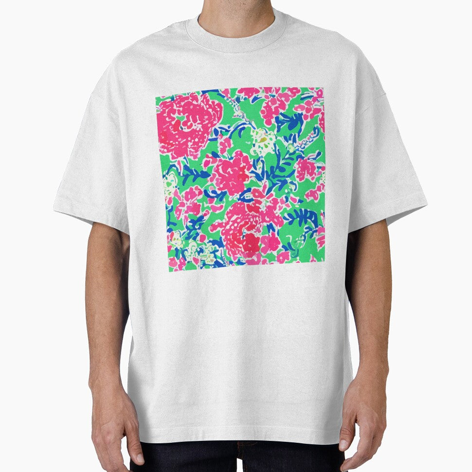 Roses and branches on green by SophieClimaArt