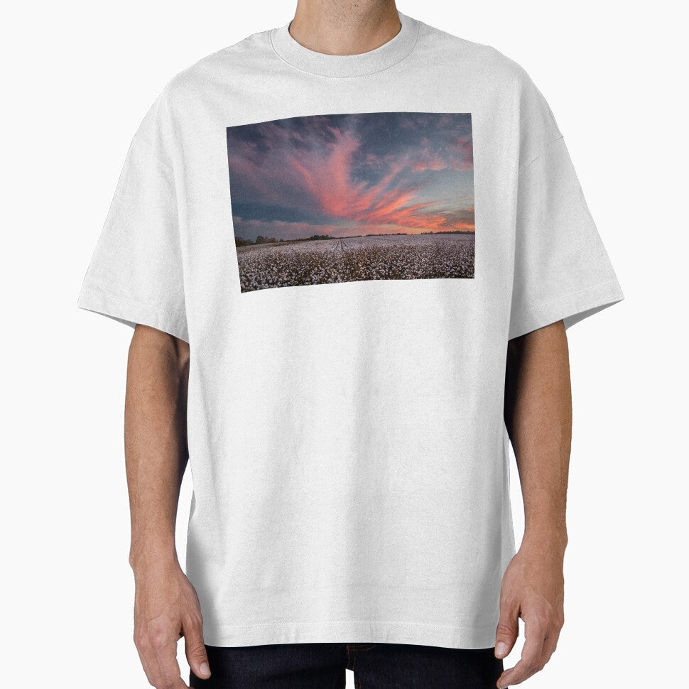 Cotton Candy Above the Cotton Field by Susan  Nixon
