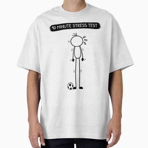 90 Minute Stress Test Funny Football Fan by Pebl-Co