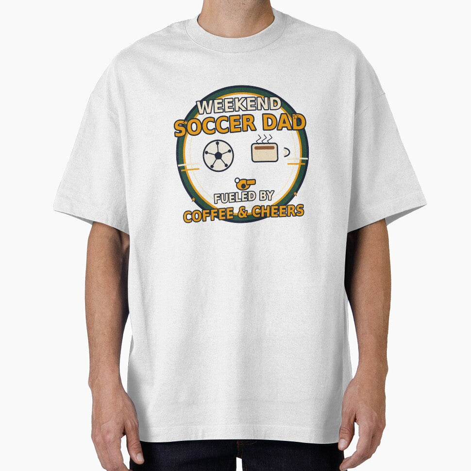 Weekend Soccer Dad Fueled By Coffee And Cheers by Concrete Coffee Studio