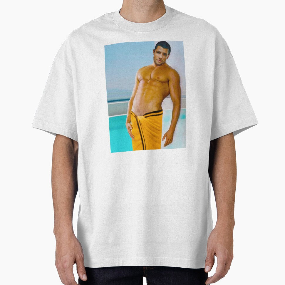 Athletic guy at the pool by Bruno Beach