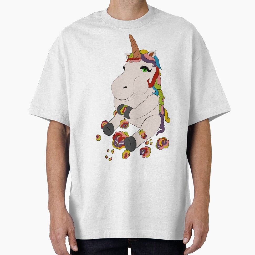 sweet unicorn eats rainbow cotton candy by ro83land