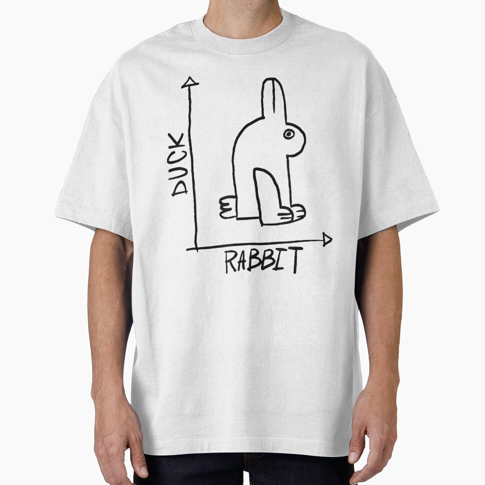 Funny Science Nerd Duck Rabbit Physics Math Geek Gift Short Sleeve T-Shirt by animal-x1