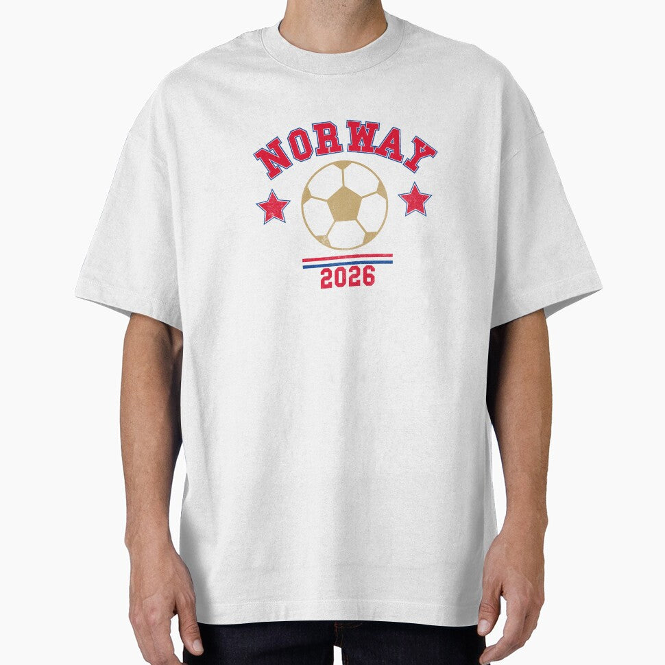 Norway Football Vintage tee by C & T ArtLab