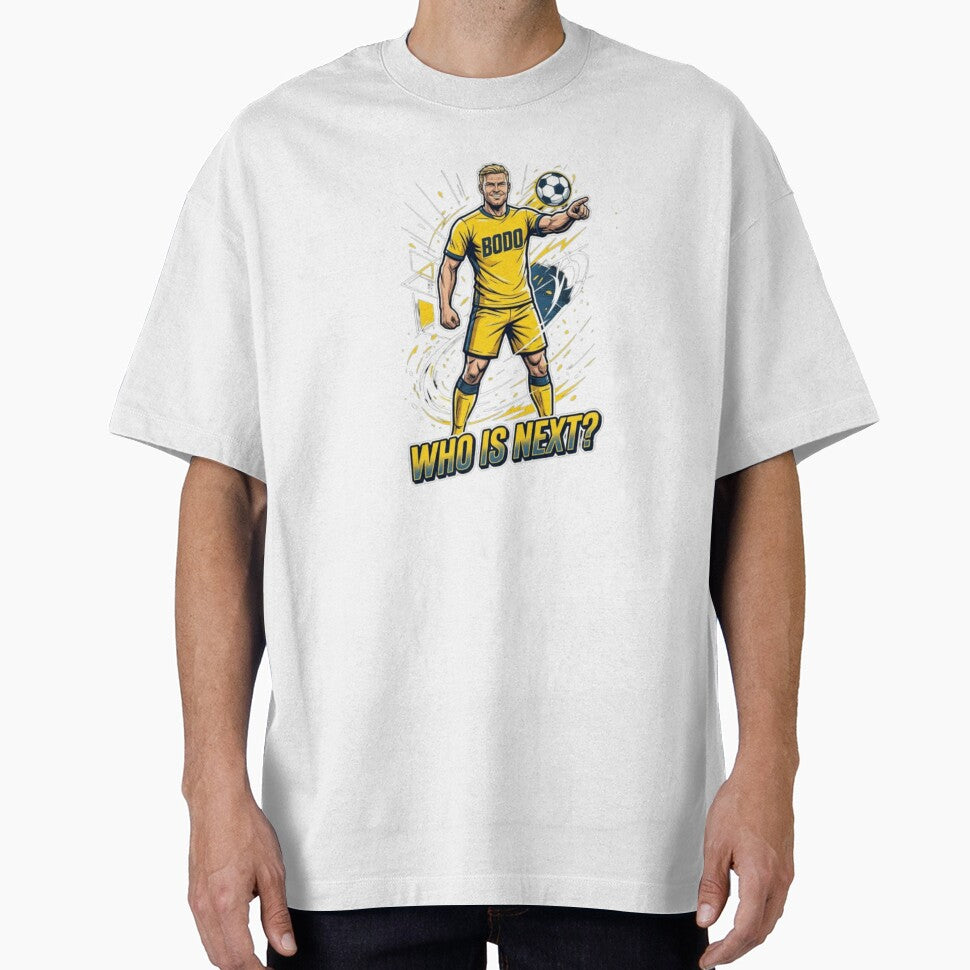 BODO Who Is Next Challenge Football T-Shirt by Imaginarium of Chaos falcon88