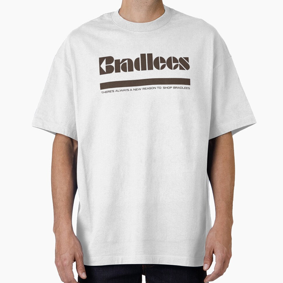 Bradlees Retro Logo T-Shirt | Vintage Stencil Typography by OldSchoolMale