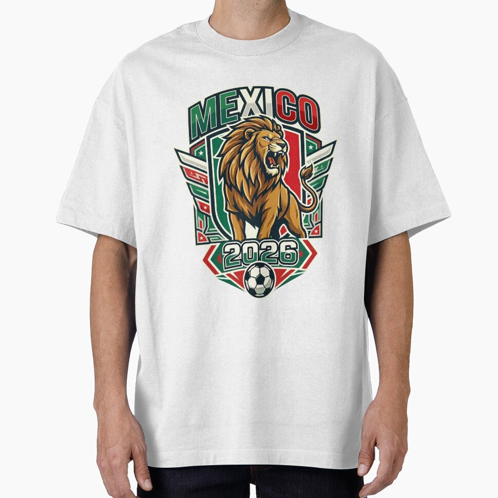 Mexico 2026 Soccer Lion Mascot by laughingshirts