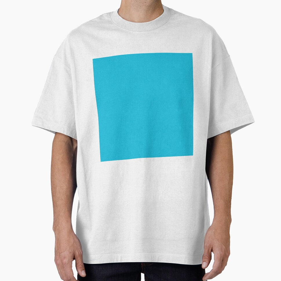 Plain Solid Color Cyan Blue 1 by mimihuang creations