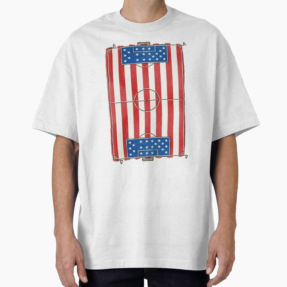 Vintage USA Soccer Field Flag. by EunsooLee