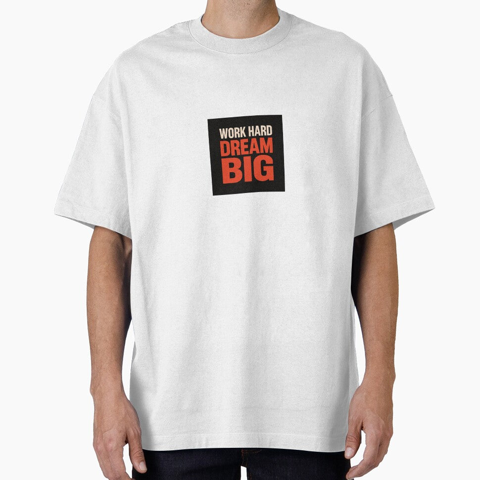Work Hard Dream Big – Urban Streetwear Typography by BoldRepeat