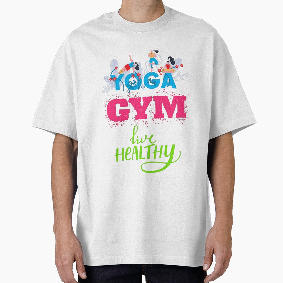 Live Healthy Graphic Printed T-Shirt by KARSCORP