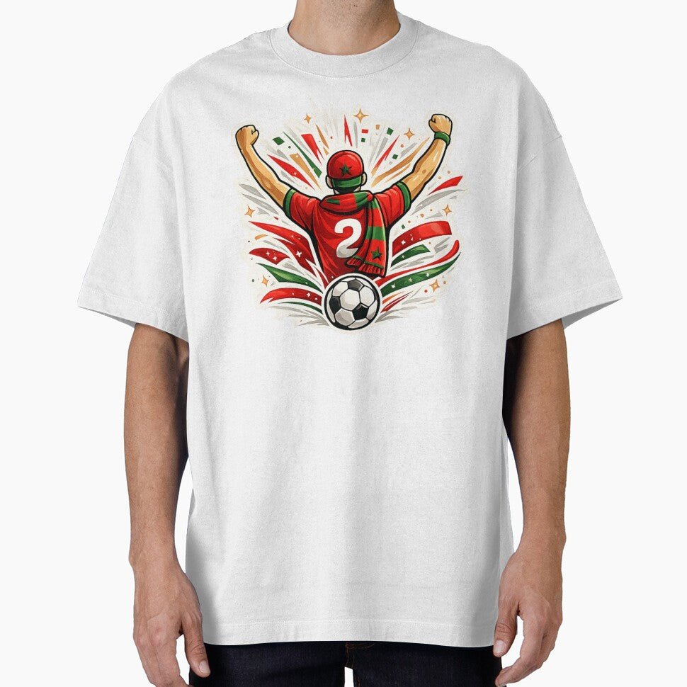 Morocco Number 2 Football Fan Gift by Corvoria