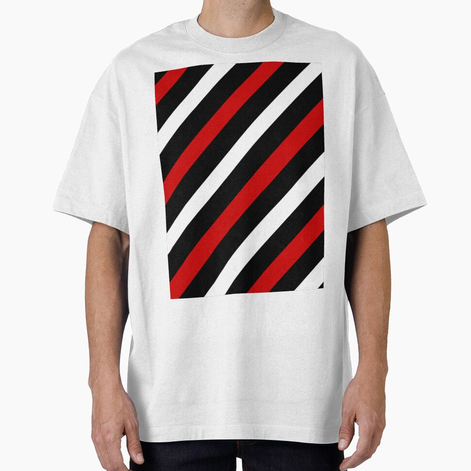 BLACK AND WHITE AND RED STRIPE FOR INTERESTING INTERIOR DECOR AND TREND CLOTHING STYLES by ozcushionstoo