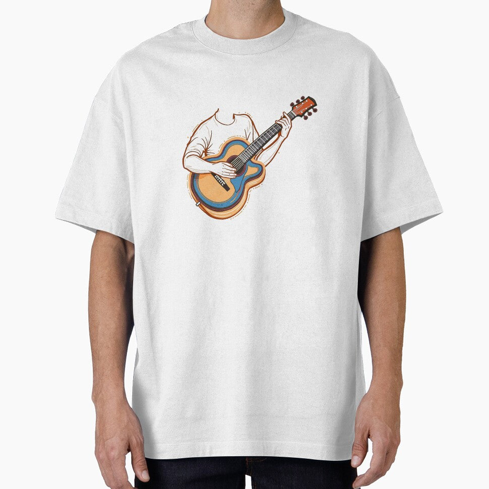 Guitarist playing guitar by Inklivion