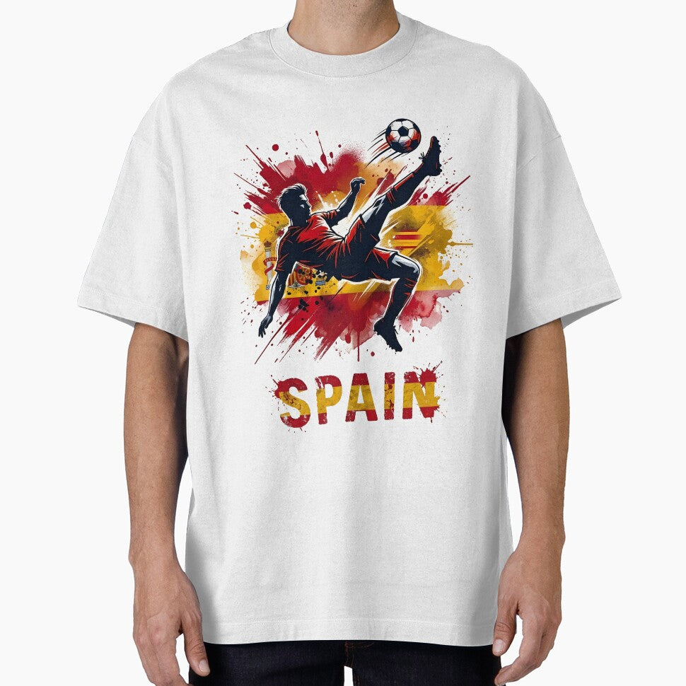 La Furia Roja Spirit Soccer Shirt | Iconic Spain Football Colors Tee | Fan Pride Gift by 3ac-Arts