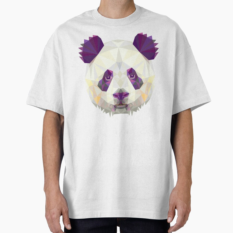 Panda Head Triangle by Fairyjam