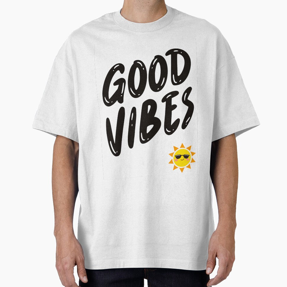 GOOD VIBES T-SHIRT by Cute Corner Studio