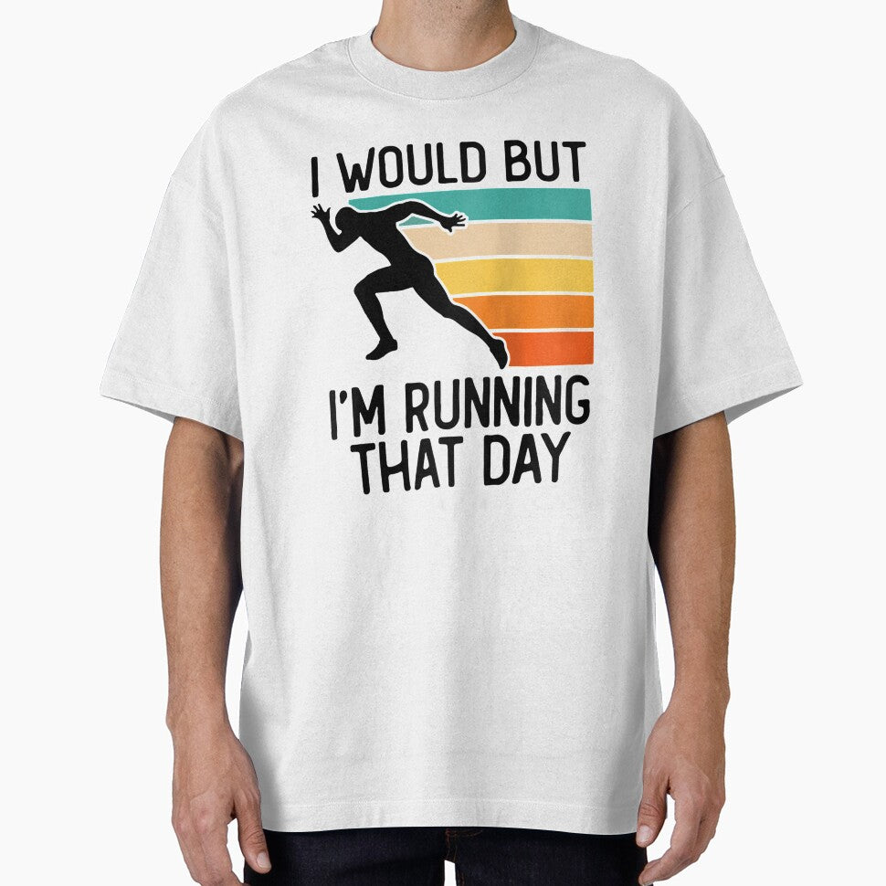 Funny Runner I Would But Im Running That Day Retro Track Raglan Baseball Tee by FelixRiojas