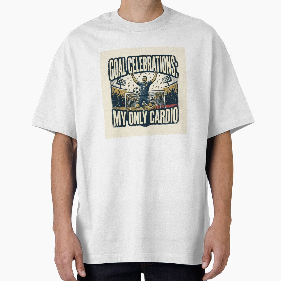Goal Celebrations: My Only Cardio — Funny Soccer Football Tee by HOLOPEELS