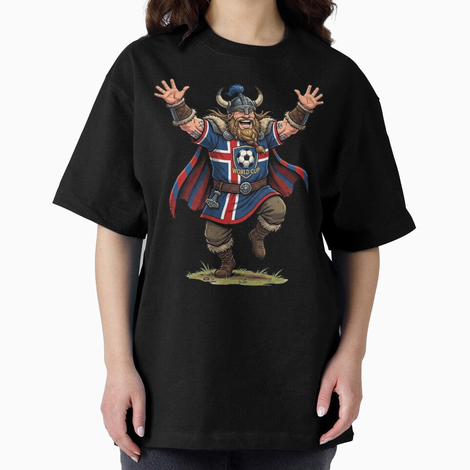 Viking Soccer Fan Celebrating — Funny World Cup 2026 by David Mateo ArtWorks