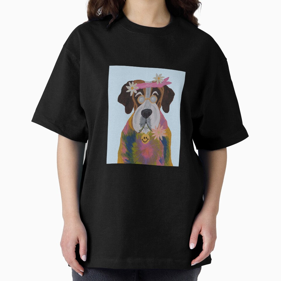 Saint Bernard Hippie by Squirreldumplings