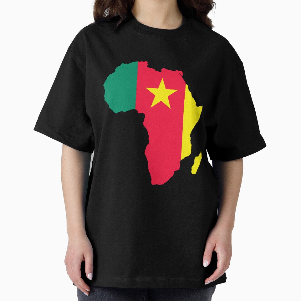 Cameroon Football Jersey Flag Africa Soccer Team Shirt by JackCurtis1991
