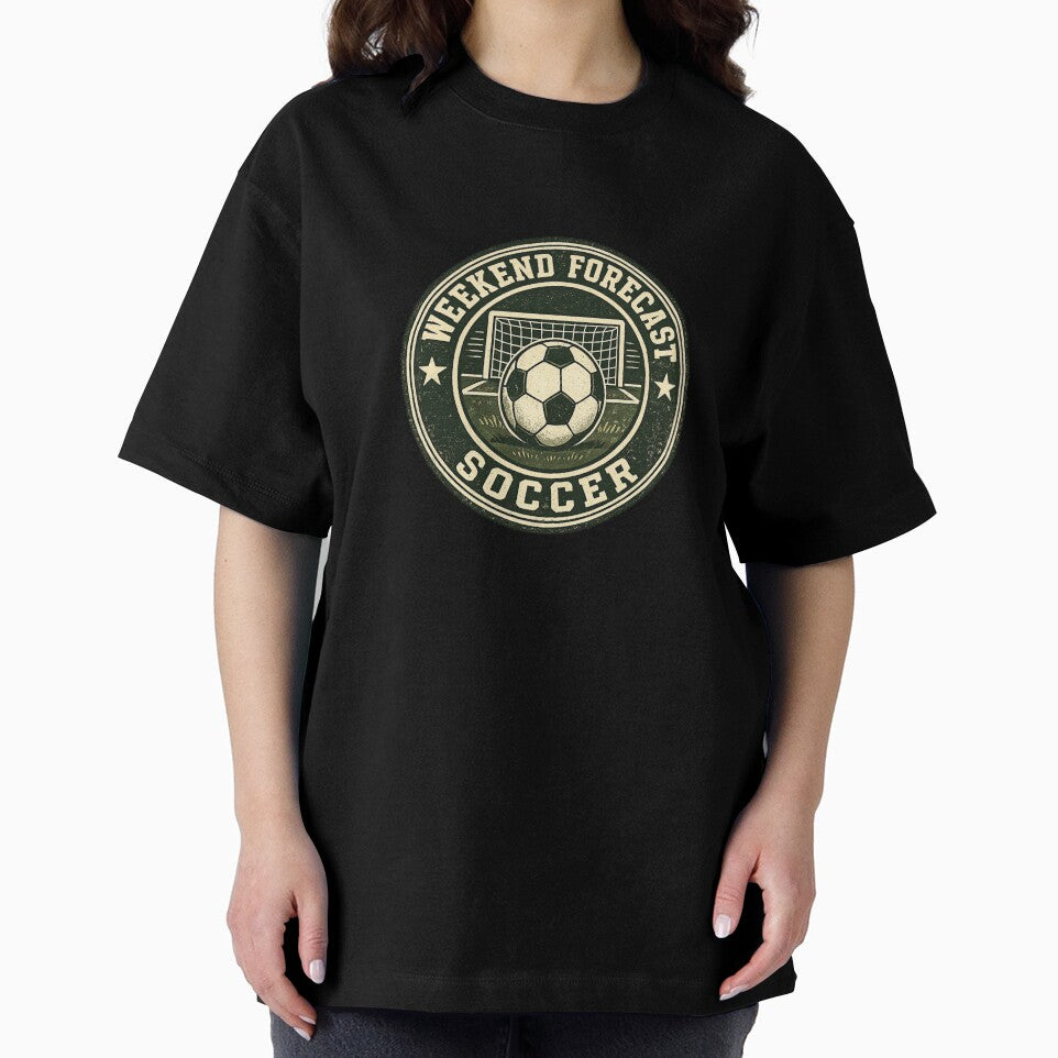 Weekend Forecast Soccer Vintage Badge by EastEndTownie