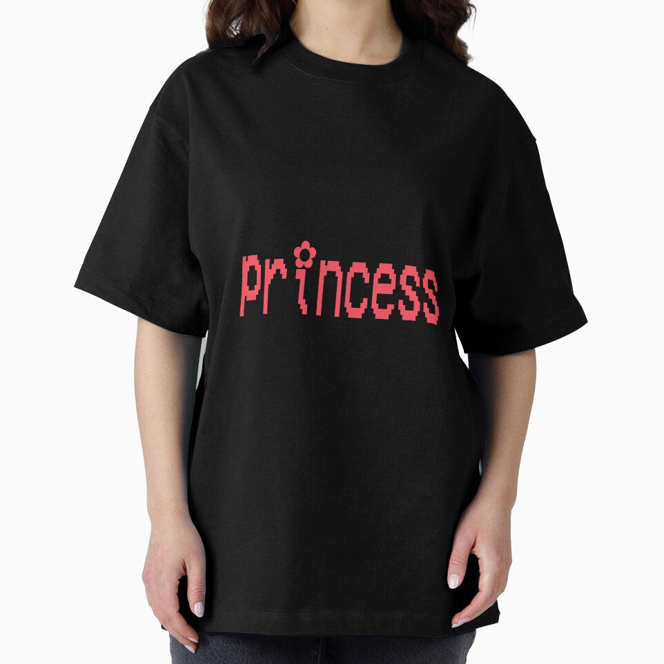 y2k red video game "princess" text by stickersbyro ☆