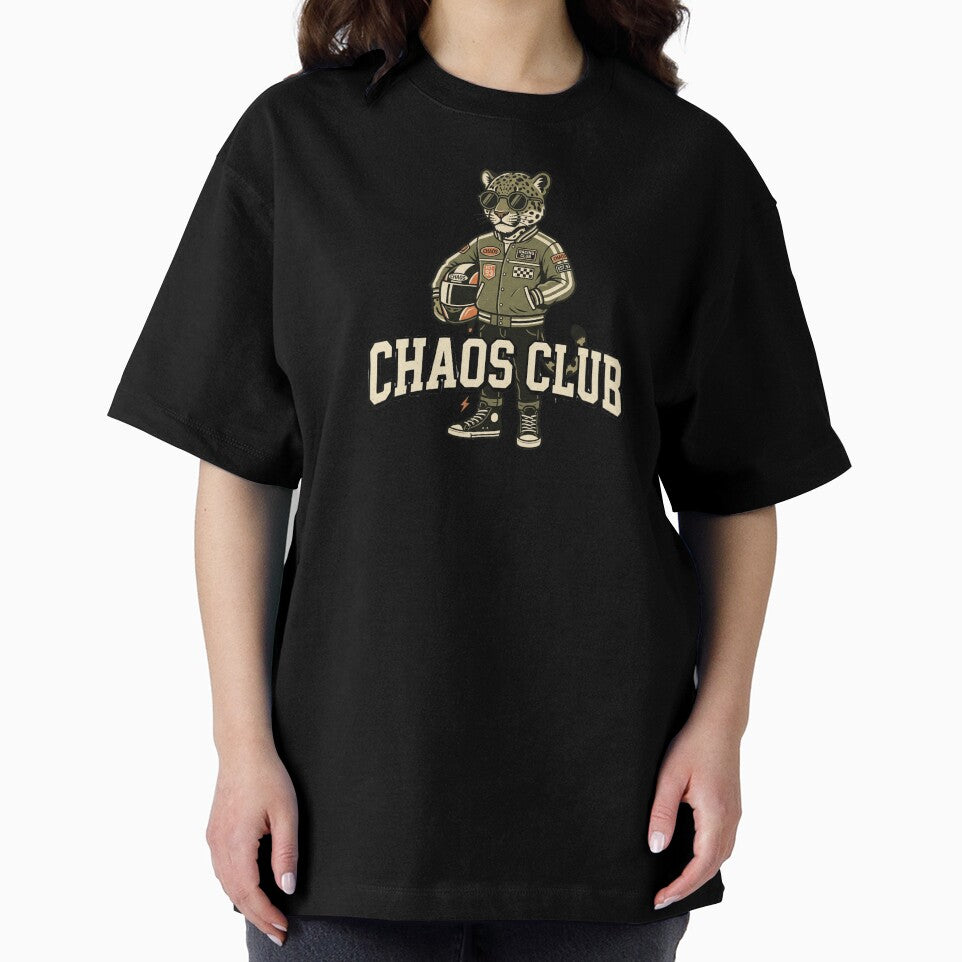 Chaos Club Leopard – Vintage Streetwear Fashion Design by SOFWIN