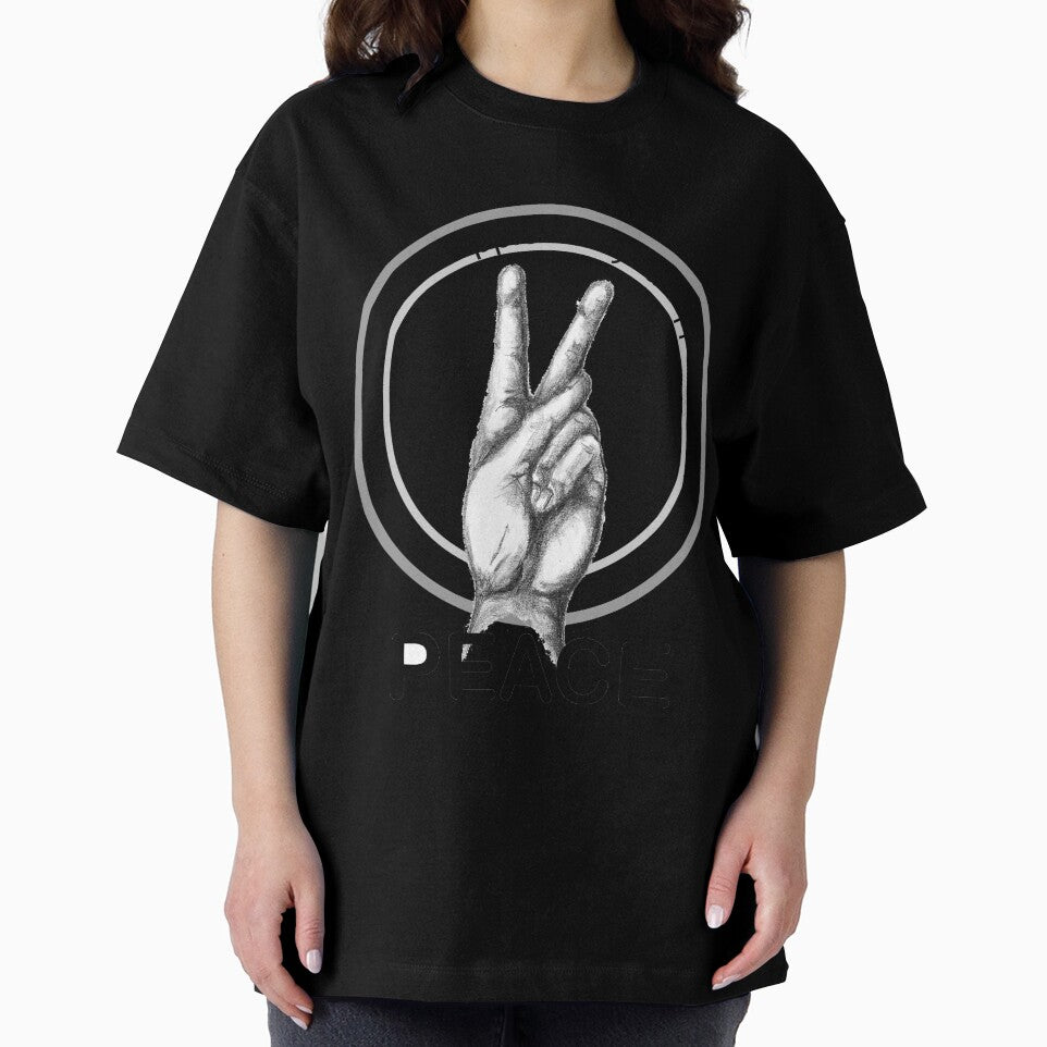 Hippie Peace Hand Sign by Charmaine Paulson