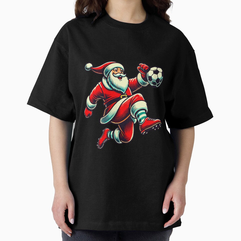 Soccer Playing Santa Claus Fun by LuminOrb