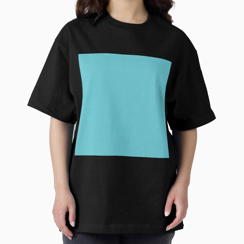 Plain Solid Color Cyan Blue Light Blue 1 by mimihuang creations