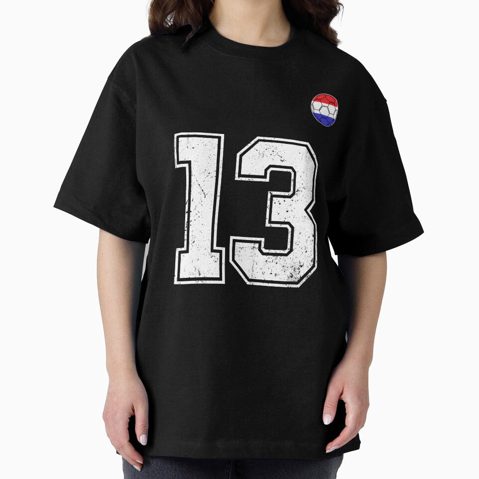 Netherlands Soccer Number 13 Vintage Sports Fan by LiviuGligoros