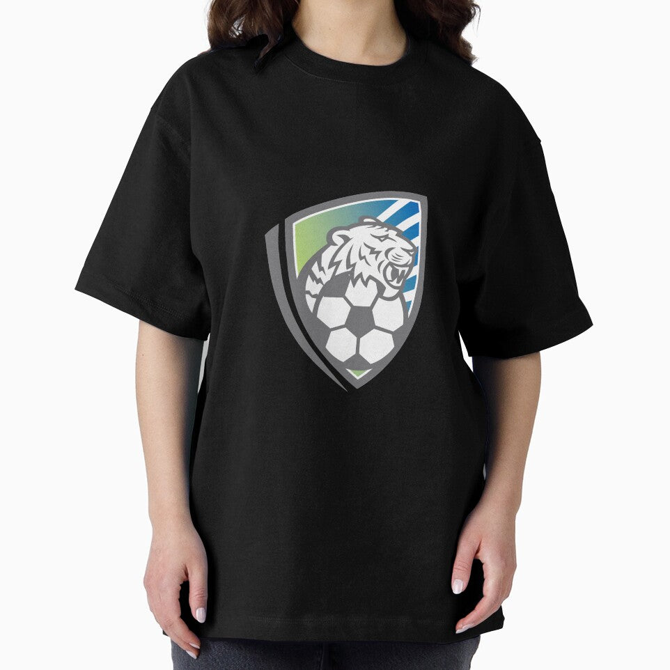 Tiger Soccer Ball Shield by patrimonio