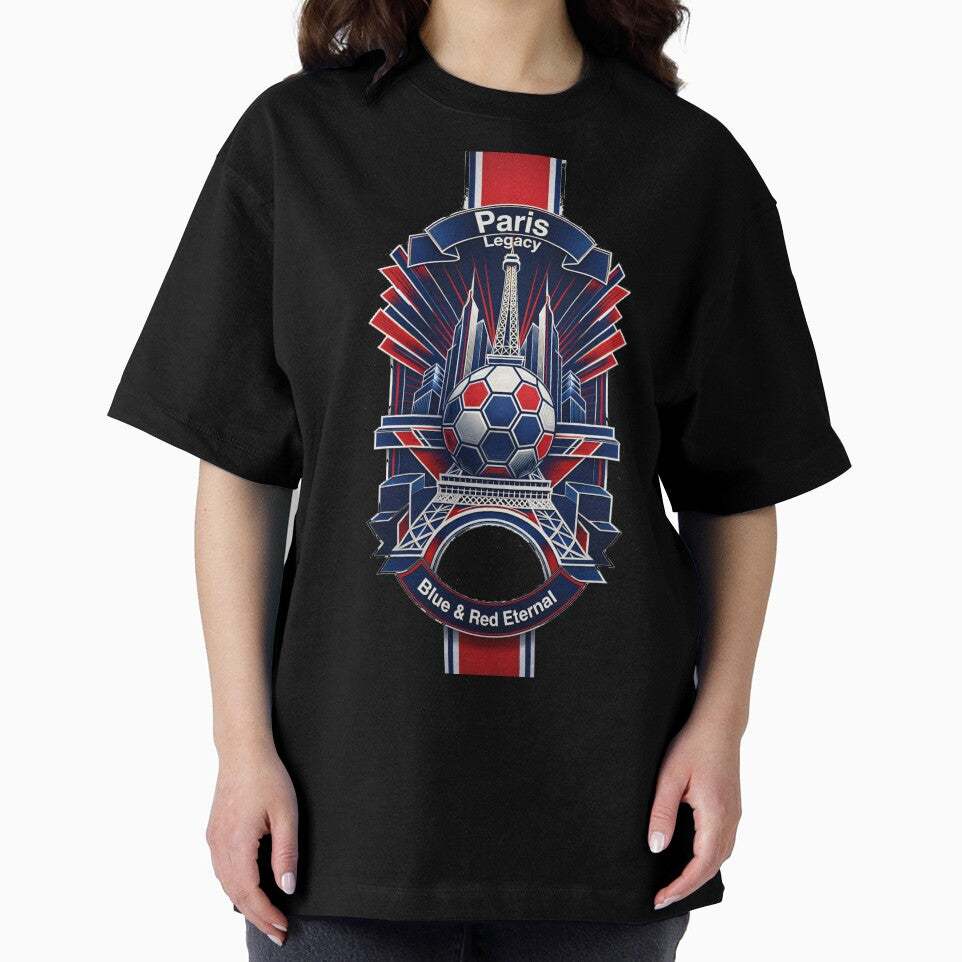Paris Tower Legacy T Shirt, PSG Heritage Crest Mug, French Football Legacy Gift by YMLux
