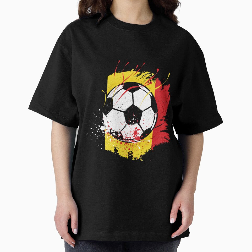 Belgium Football Belgium Flag Grunge Soccer fan by Designer-Girl