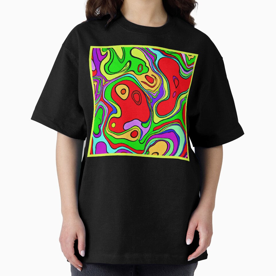 Vibrant And Colorful Abstract Pattern Art by Health And Fitness Posts e-Store