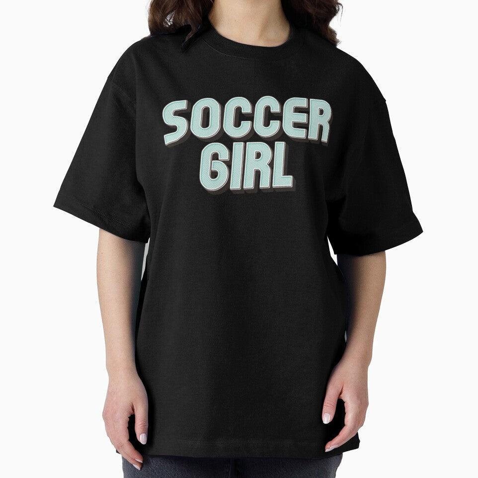 WOSO Soccer Girl - womens soccer (retro text) by Numero14