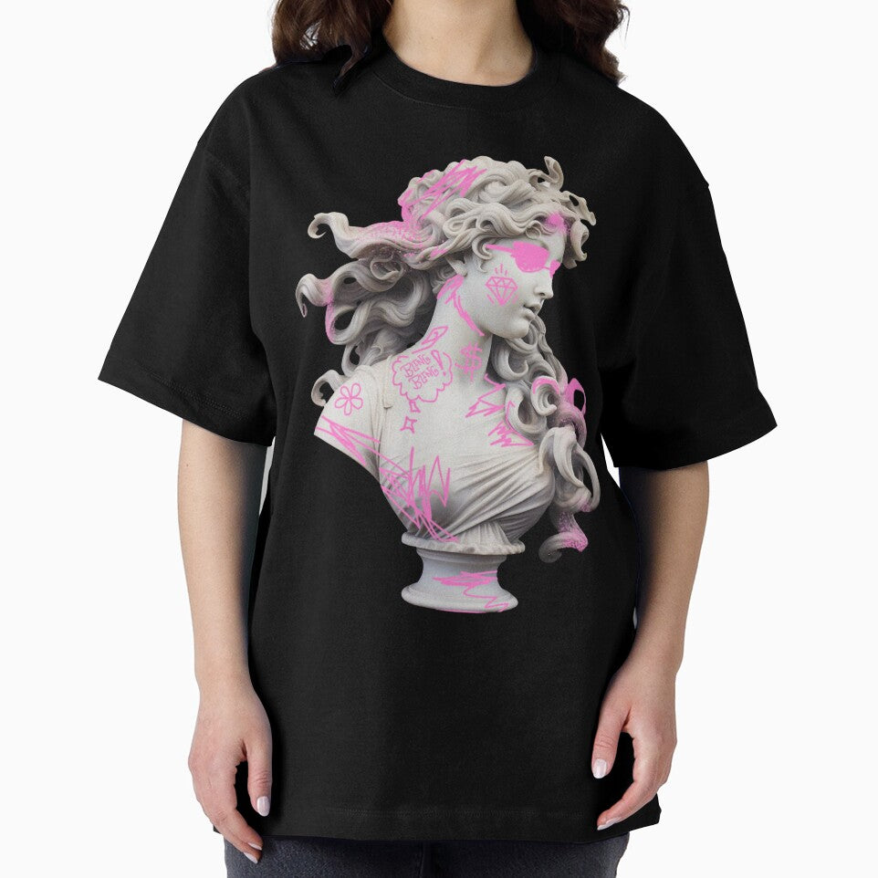 Retro Pink Graphic T-Shirt, Unisex Tee, Streetwear Style, Casual Fashion, Gift for Art Lovers, Perfect for Everyday Wear - Streetwear womens by UsandCoDesigns