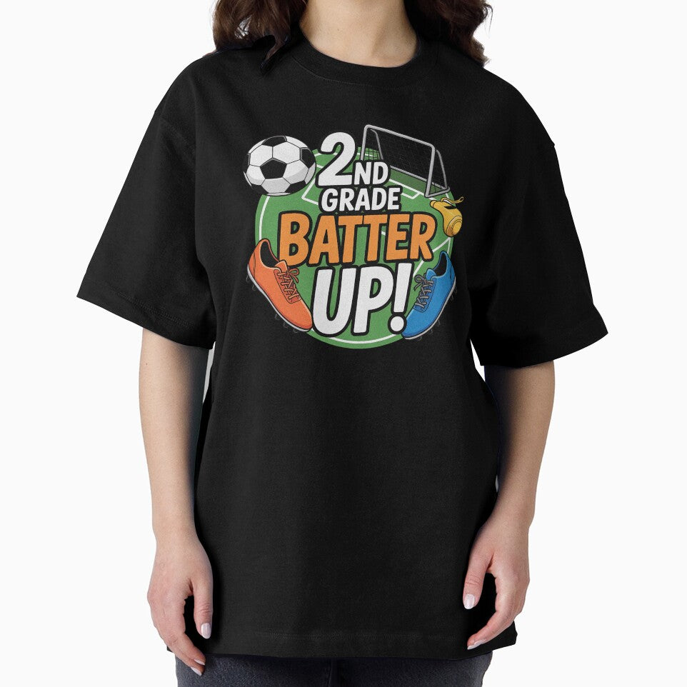 2nd Grade Batter Up Soccer Back To School by PietrzakDesign